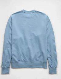 Chandail en molleton à col rond léger AE