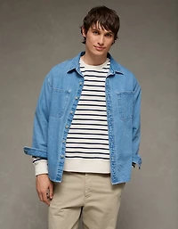 AE Laidback Luxe Striped Sweatshirt