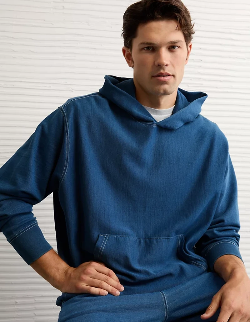 AE Heavyweight Terry Indigo Hoodie