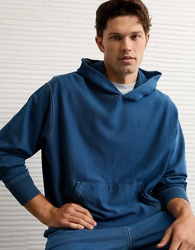 AE Heavyweight Terry Indigo Hoodie