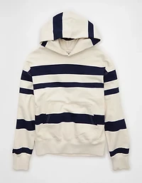 AE Laidback Luxe Relaxed Fit Striped Hoodie
