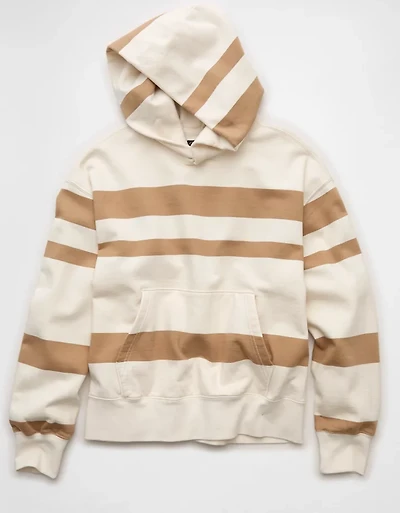 AE Laidback Luxe Relaxed Fit Striped Hoodie