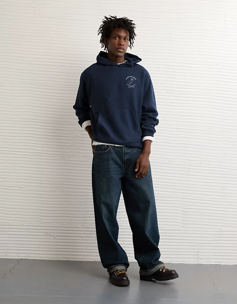 Chandail à capuchon en molleton image AE