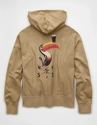 Chandail en molleton AE à capuchon et graphique