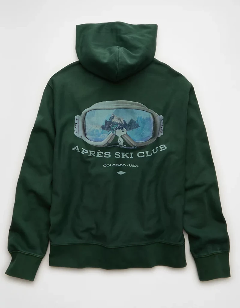 AE Snoopy Graphic Fleece Hoodie