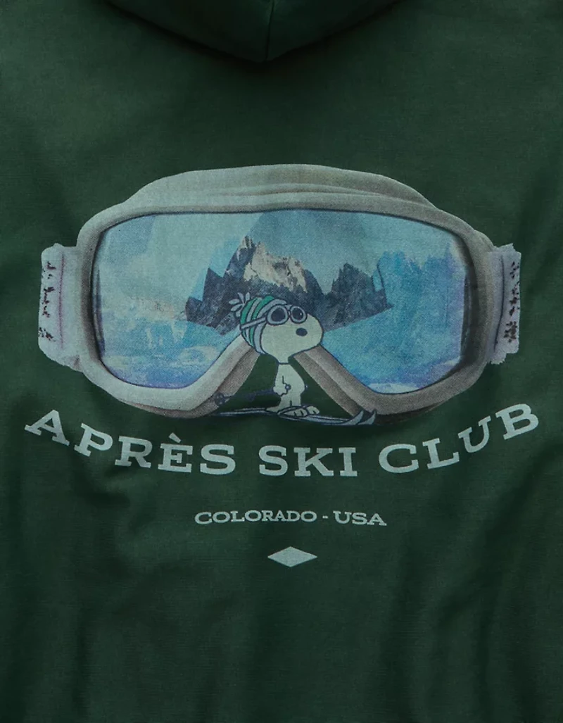 AE Snoopy Graphic Fleece Hoodie