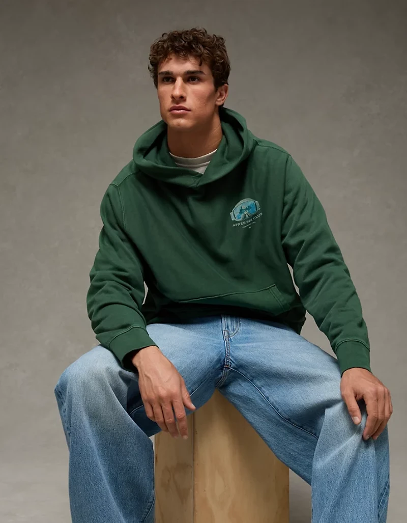 AE Snoopy Graphic Fleece Hoodie