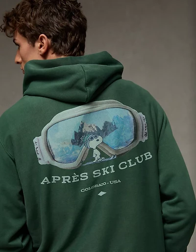 AE Snoopy Graphic Fleece Hoodie