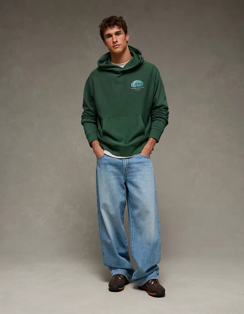 AE Snoopy Graphic Fleece Hoodie