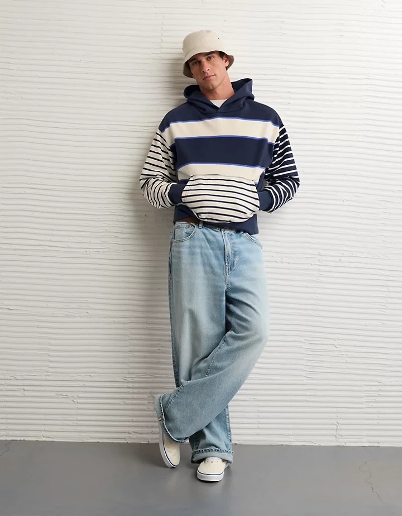 AE Laidback Luxe Colorblock Hoodie