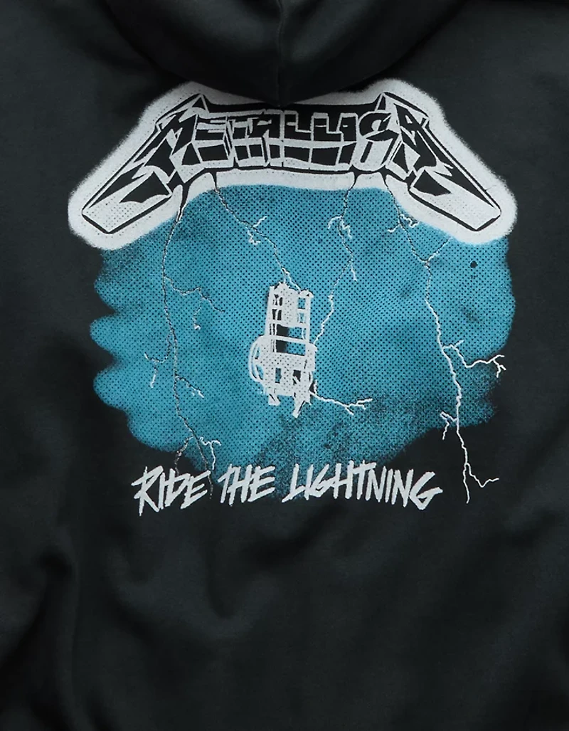 AE Standard Fit Metallica Graphic Hoodie
