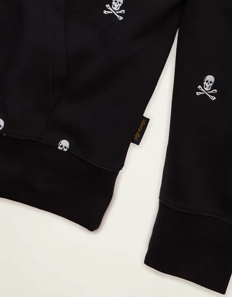 AE Laidback Luxe Embroidered Halloween Hoodie