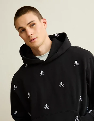 AE Laidback Luxe Embroidered Halloween Hoodie