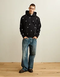 AE Laidback Luxe Embroidered Halloween Hoodie