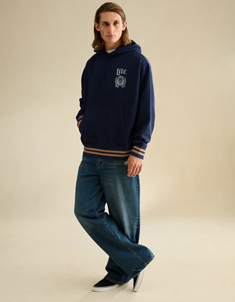 AE Laidback Luxe Miller Lite Graphic Hoodie