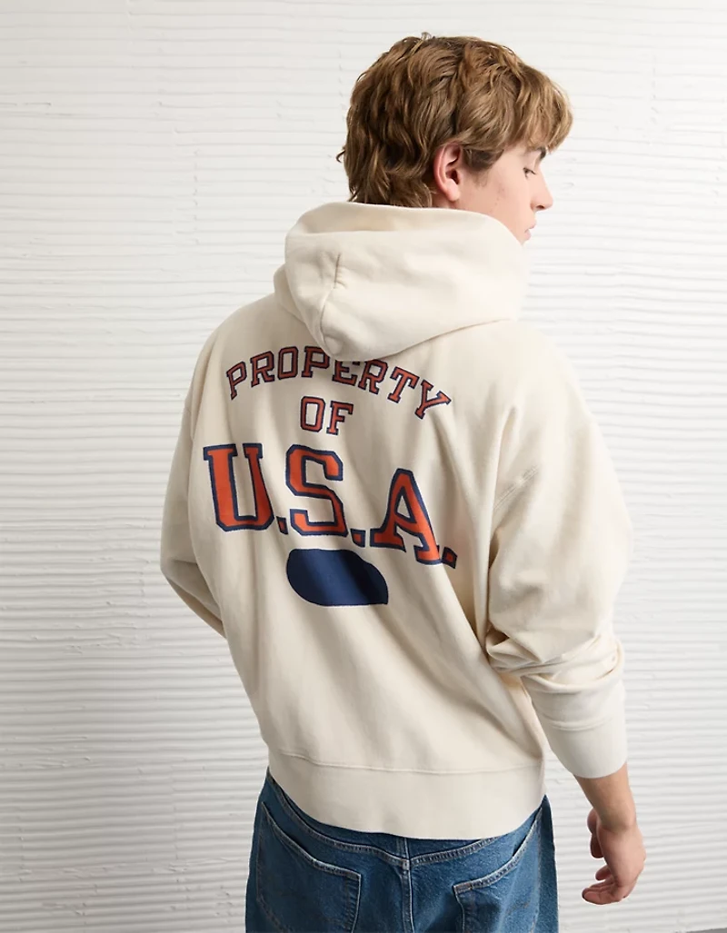 Chandail à capuchon image de ski AE