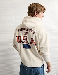 Chandail à capuchon image de ski AE