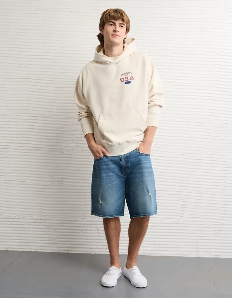 Chandail à capuchon image de ski AE