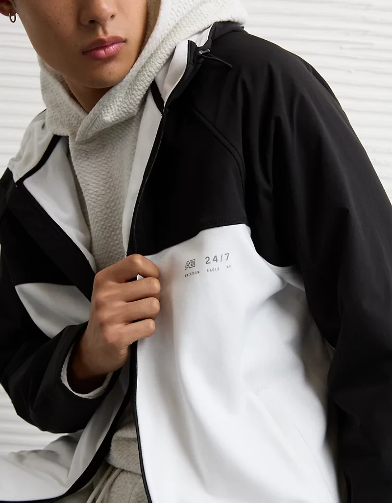 Chandail à capuchon glissière confortable 24/7 AE