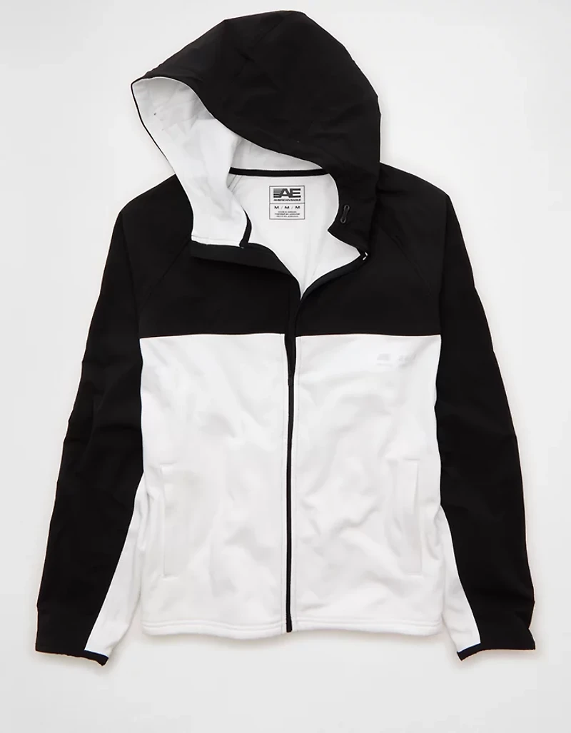 Chandail à capuchon glissière confortable 24/7 AE