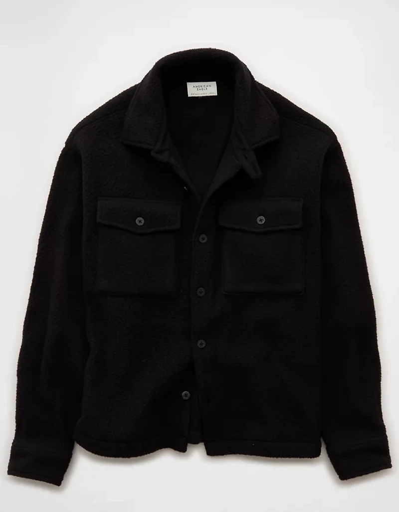 AE Sherpa Fleece Shacket