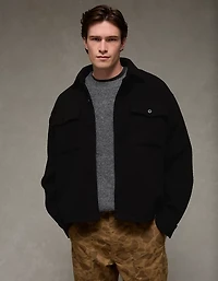 AE Sherpa Fleece Shacket