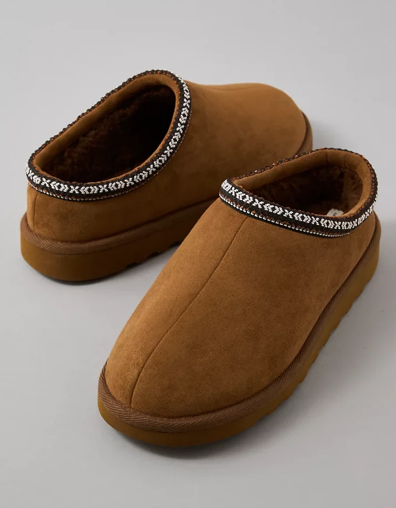 Pantoufle en suède AE