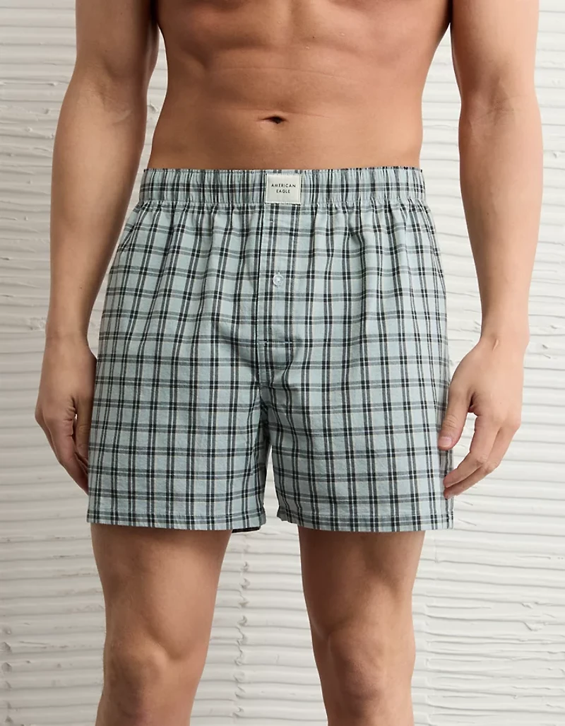 AEO Men's Palm Trees Stretch Boxer Short