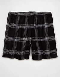AEO Plaid Stretch Pocket Boxer Short