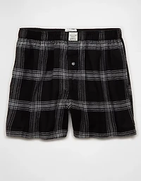 AEO Plaid Stretch Pocket Boxer Short