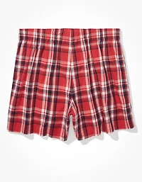 AEO Men's Plaid Stretch Boxer Short