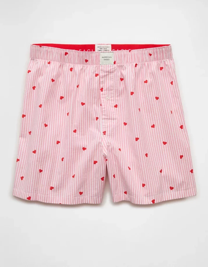 AEO Men's Stretch Hearts Classic Boxer Short