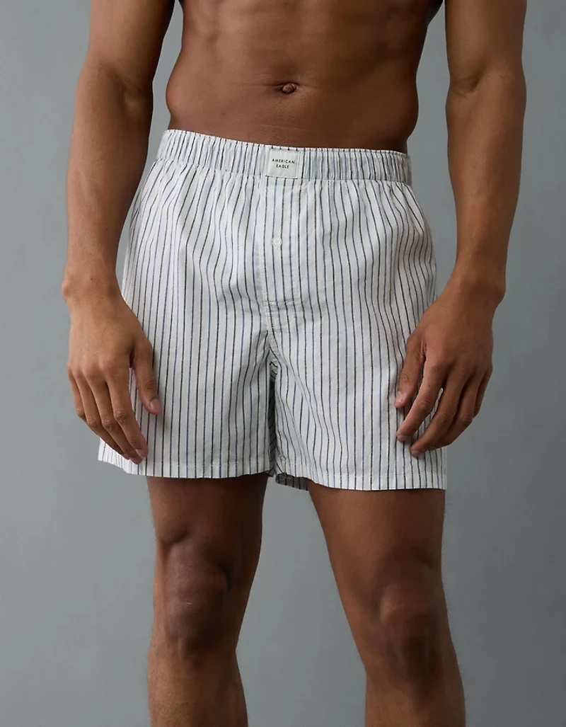 AEO Men's Striped Stretch Boxer Short