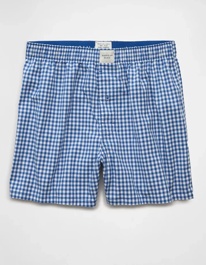 AEO Stretch Plaid Classic Boxer Short
