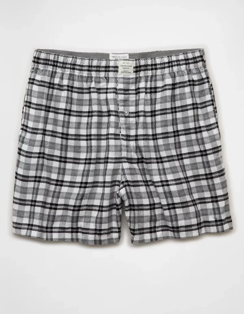 AEO Stretch Plaid Classic Boxer Short