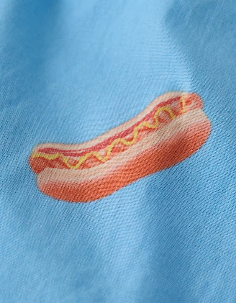 AEO Men's Hot Dogs Poplin Boxer Short