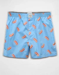 AEO Men's Hot Dogs Poplin Boxer Short