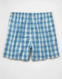 AEO Men's Plaid Stretch Boxer Short