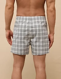 AEO Plaid Stretch Boxer Short