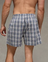 AEO Plaid Stretch Boxer Short
