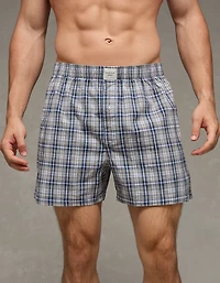 AEO Plaid Stretch Boxer Short