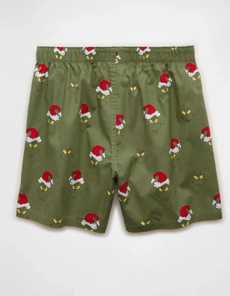 AEO Grinch Face Stretch Boxer Short