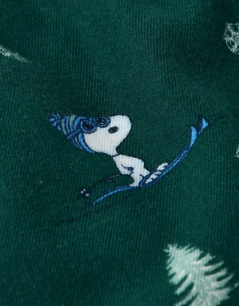 Caleçon boxeur en flanelle avec poche Peanuts AEO