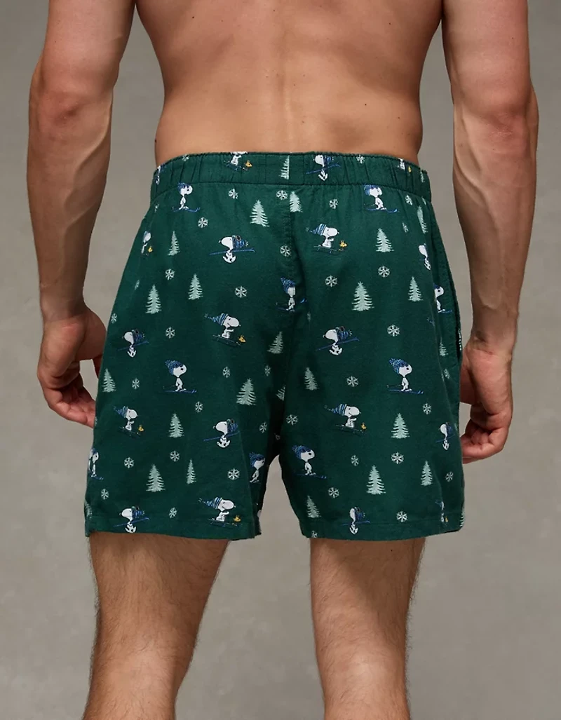 AEO Peanuts Flannel Pocket Boxer Short