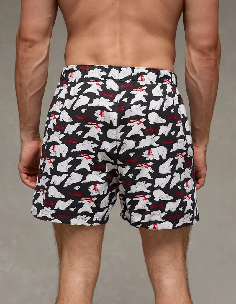 AEO Coca-Cola Flannel Pocket Boxer Short