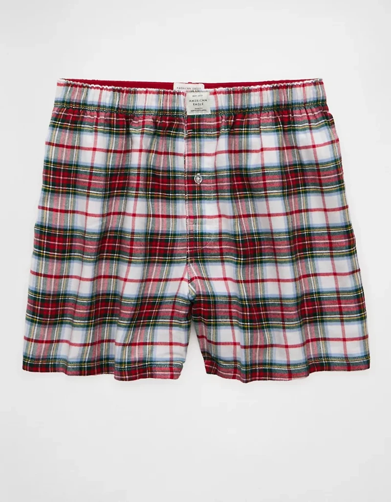 AEO Plaid Pocket Boxer Short