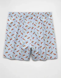 AEO Men's Food Stretch Cotton Boxer Short