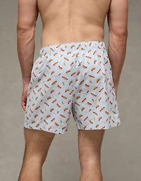 AEO Men's Food Stretch Cotton Boxer Short