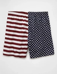 AEO Men's USA Stars & Stripes Stretch Boxer Short