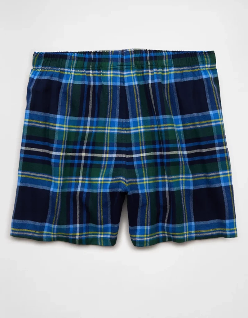 AEO Plaid Stretch Classic Boxer Short